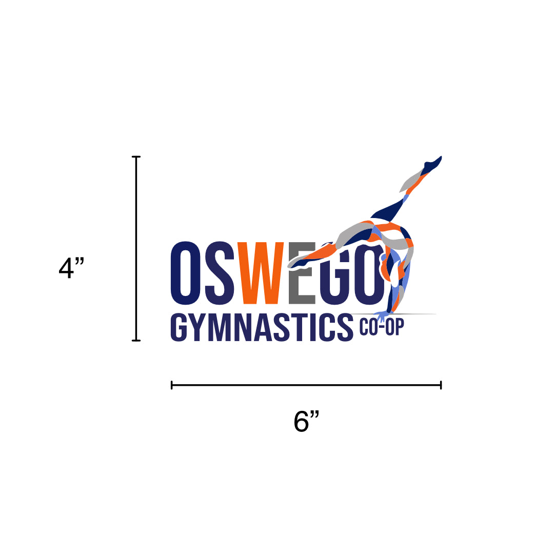 Oswego Co-Op Gymnastics Decal/Sticker