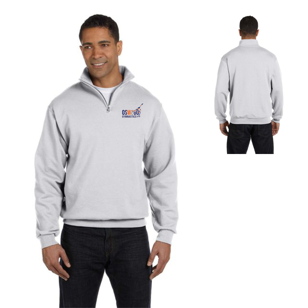 Jerseys NuBlend Quarter Zip - Gymnast pocket logo