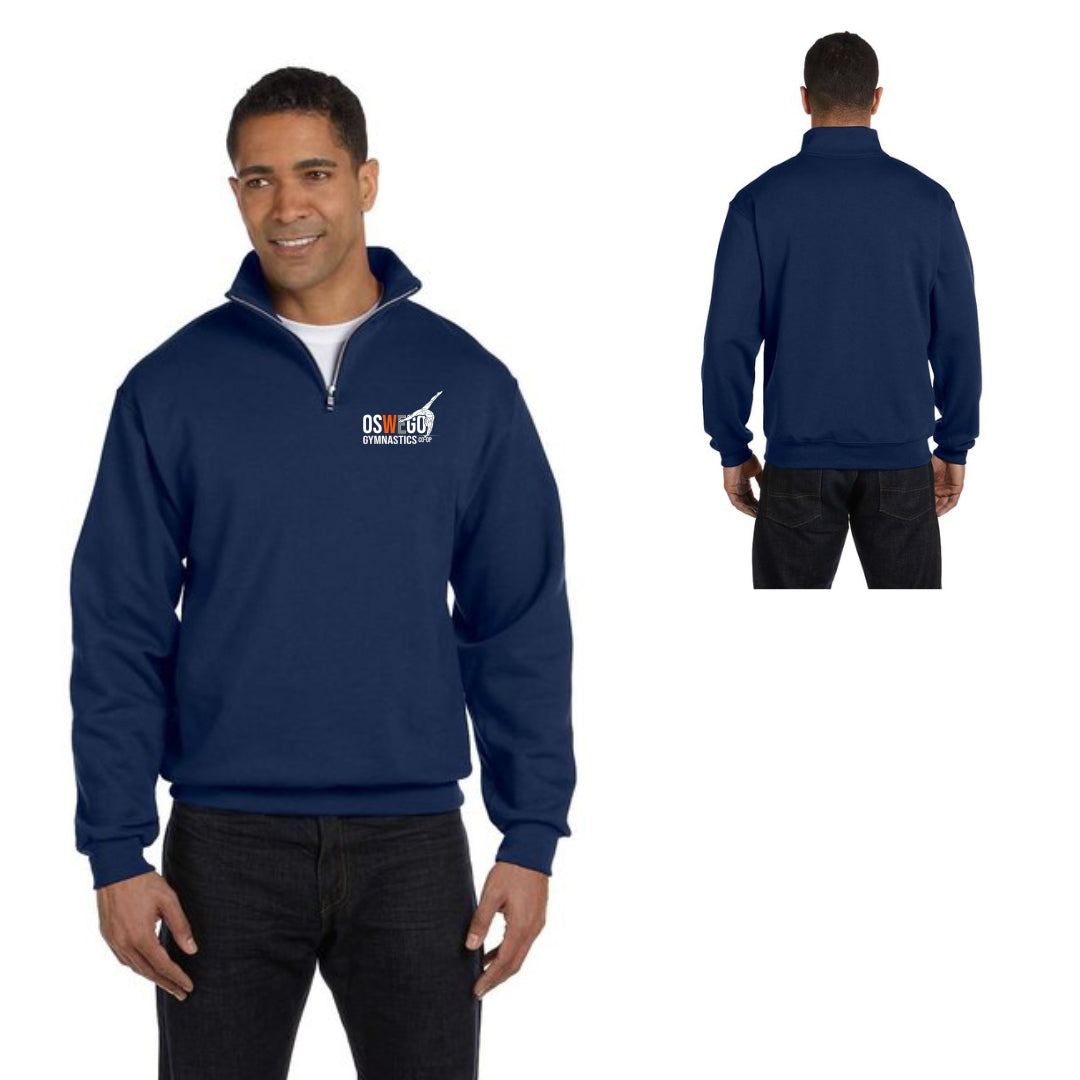 Jerseys NuBlend Quarter Zip - Gymnast pocket logo