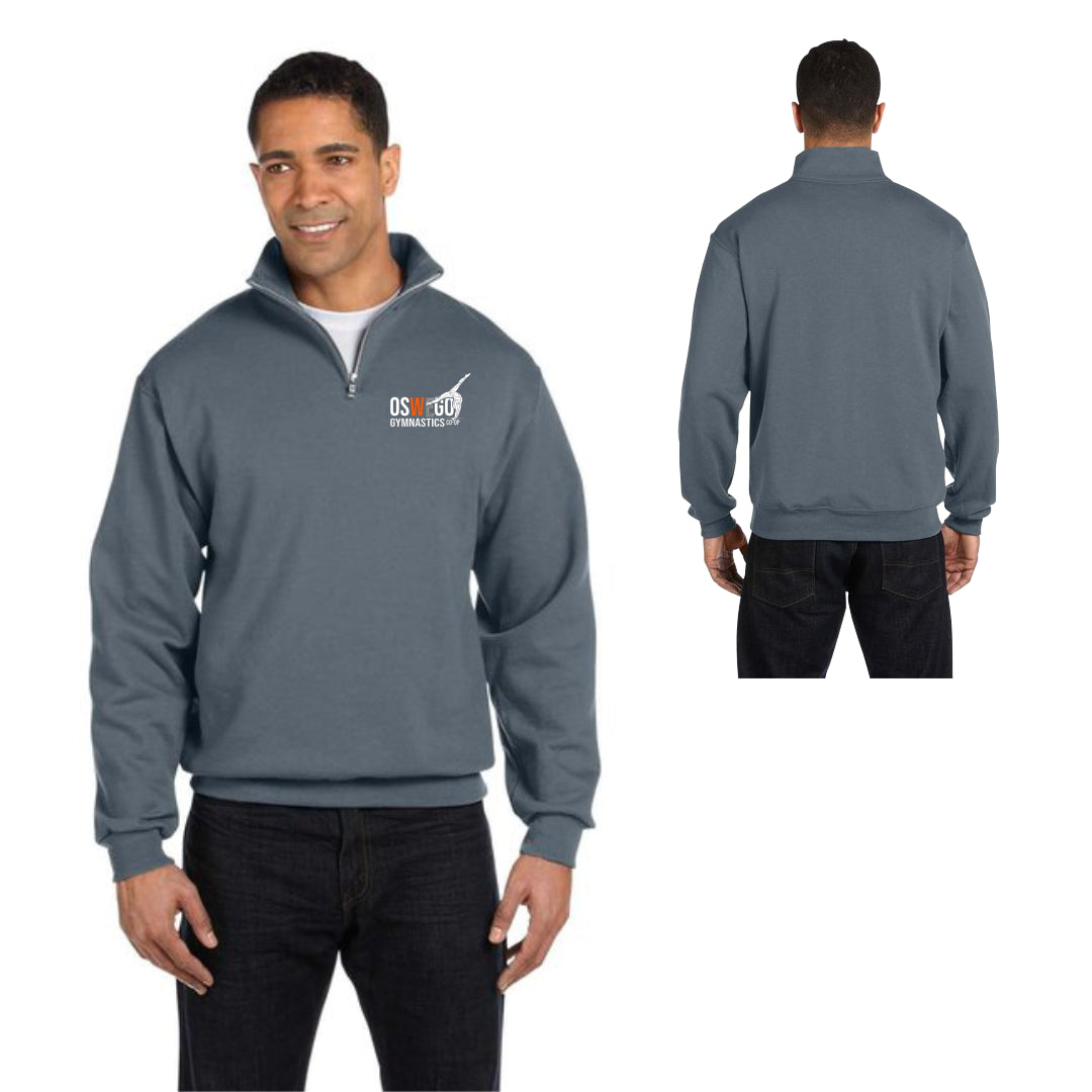 Jerseys NuBlend Quarter Zip - Gymnast pocket logo